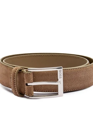 BOSS BLACK Skórzany pasek Elloy-Sd-St_Sz35