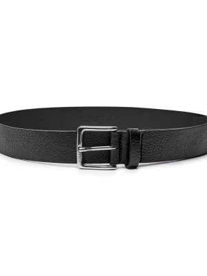 BOSS BLACK Skórzany pasek Ronnie-Gr_Sz35