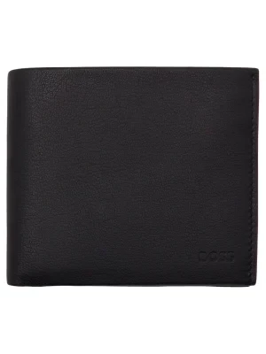 BOSS BLACK Skórzany portfel ARGON 8CC