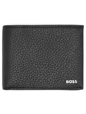 BOSS BLACK Skórzany portfel Trifold