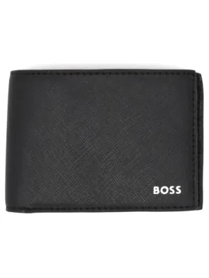 BOSS BLACK Skórzany portfel Zair_6