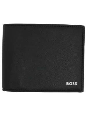 BOSS BLACK Skórzany portfel Zair_Trifold