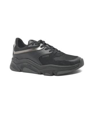 BOSS BLACK Sneakersy Asher_Runn_mx | z dodatkiem skóry