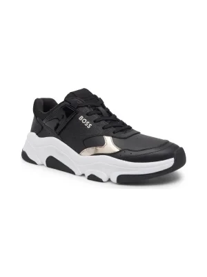 BOSS BLACK Sneakersy Asher | z dodatkiem skóry