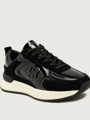 BOSS BLACK Sneakersy B Icon_Runn_sdpt | z dodatkiem skóry