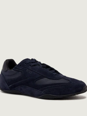BOSS BLACK Sneakersy Jaylen_Lowp_sdny | zamsz granatowy