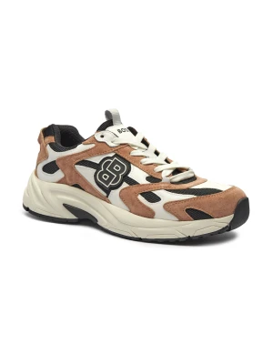 BOSS BLACK Sneakersy Levitt_Runn_BB | z dodatkiem skóry