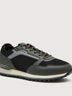 BOSS BLACK Sneakersy Parkour-L_Runn_methn zielony