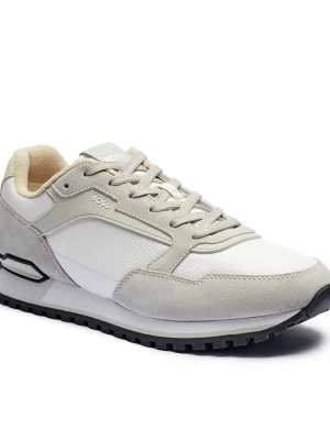 BOSS BLACK Sneakersy Parkour-L_Runn_sdnyt | z dodatkiem skóry biały