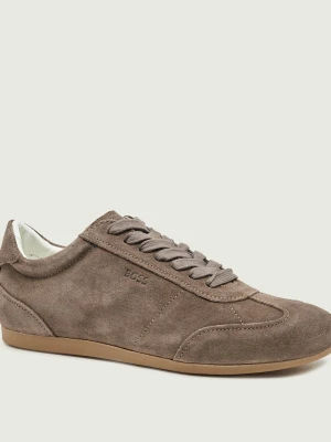 BOSS BLACK Sneakersy Solenne_Tenn_sd | zamsz beżowy