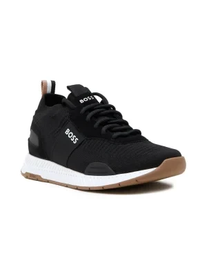 BOSS BLACK Sneakersy Titanium_Runn_knst_N | z dodatkiem skóry