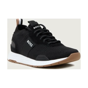BOSS BLACK Sneakersy Titanium_Runn_knst_N | z dodatkiem skóry