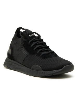 BOSS BLACK Sneakersy Titanium_Runn_knst_N | z dodatkiem skóry