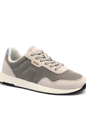 BOSS BLACK Sneakersy Titanium_Runn_mebisd | z dodatkiem skóry