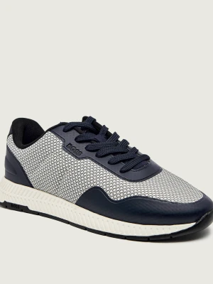 BOSS BLACK Sneakersy Titanium_Runn_meth granatowy
