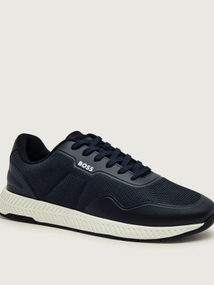 BOSS BLACK Sneakersy Titanium_Runn_trtxpu granatowy