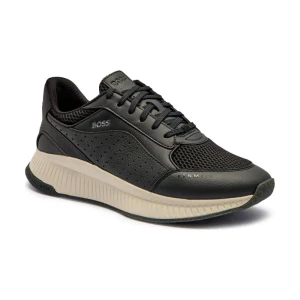 BOSS BLACK Sneakersy TTNM EVO_Runn_meltb | z dodatkiem skóry