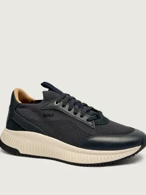 BOSS BLACK Sneakersy TTNM EVO_Slon_knbult | z dodatkiem skóry