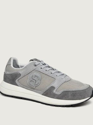 BOSS BLACK Sneakersy Vinston_Runn_sdmeBB | zamsz szary