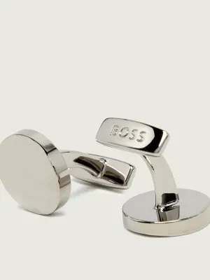BOSS BLACK Spinki do mankietów B-HAMMARED-CUF