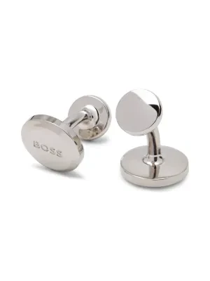 BOSS BLACK Spinki do mankietów B-LOGO-CUF