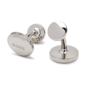 BOSS BLACK Spinki do mankietów B-LOGO-CUF