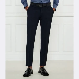BOSS BLACK Spodnie C-Genius-243 | Slim Fit | z dodatkiem wełny