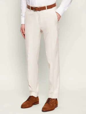 BOSS BLACK Spodnie C-Genius-HW-262 | Slim Fit | z dodatkiem wełny