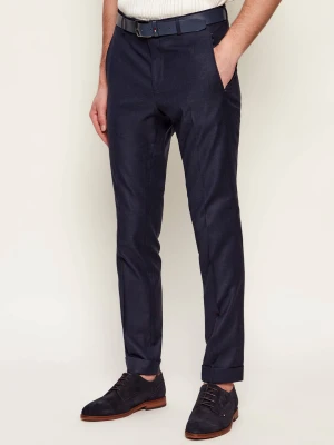BOSS BLACK Spodnie C-Genius-HW-262 | Slim Fit | z dodatkiem wełny