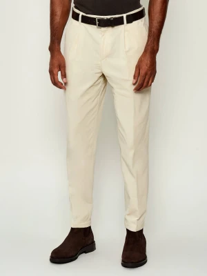 BOSS BLACK Spodnie C-Perin-PL-253 | Regular Fit | sztruks kremowy