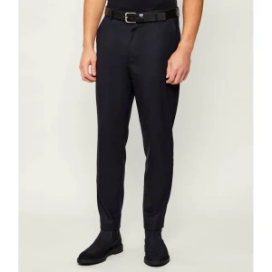 BOSS BLACK Spodnie chino C-Perin-RDS-WG-261 | Tapered fit | z dodatkiem wełny