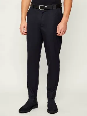 BOSS BLACK Spodnie chino C-Perin-RDS-WG-261 | Tapered fit | z dodatkiem wełny