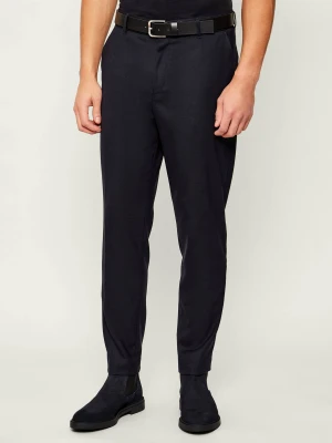 BOSS BLACK Spodnie chino C-Perin-RDS-WG-261 | Tapered fit | z dodatkiem wełny