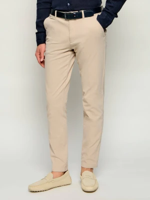 BOSS BLACK Spodnie chino H-Kaiton1 | Slim Fit beżowy