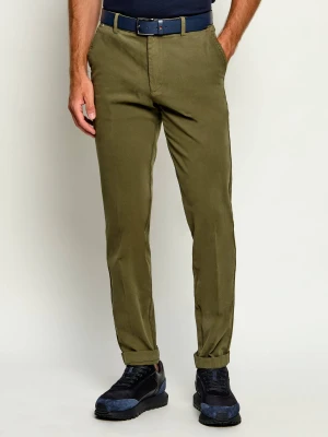 BOSS BLACK Spodnie chino H-Kaiton1 | Slim Fit oliwkowy