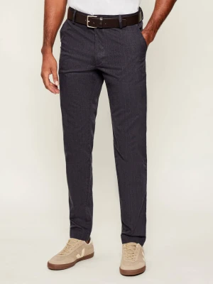 BOSS BLACK Spodnie chino H-Kane1-FTU | Regular Fit granatowy
