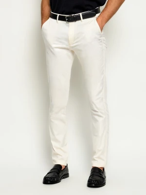 BOSS BLACK Spodnie chino P-Kaiton1 | Slim Fit kremowy