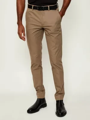 BOSS BLACK Spodnie chino P-Kaiton1-Zip | Slim Fit