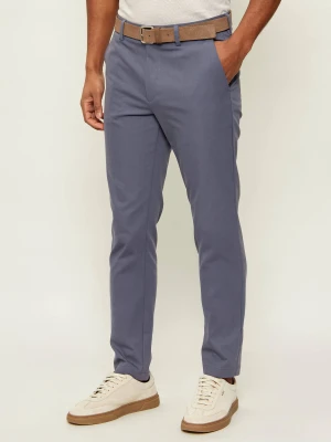 BOSS BLACK Spodnie chino P-Kaiton1-Zip | Slim Fit