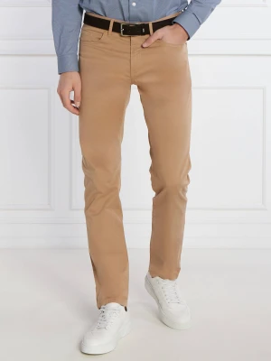 BOSS BLACK Spodnie Delaware3-1-20 | Slim Fit camel