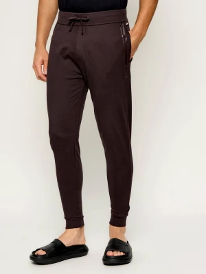 BOSS BLACK Spodnie dresowe Authentic | Slim Fit brązowy