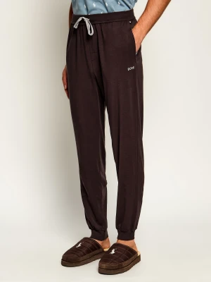 BOSS BLACK Spodnie dresowe Mix&Match | Regular Fit brązowy