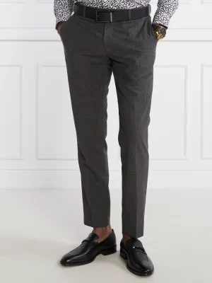 BOSS BLACK Spodnie Genius | Slim Fit | z dodatkiem wełny