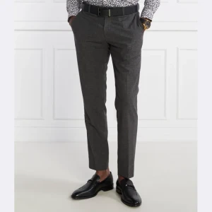 BOSS BLACK Spodnie Genius | Slim Fit | z dodatkiem wełny