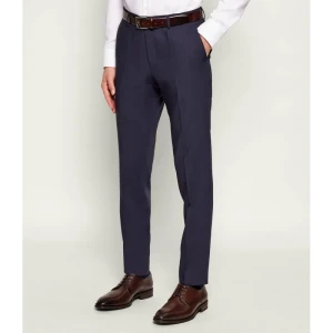 BOSS BLACK Spodnie H-Genius-253 | Slim Fit | z dodatkiem wełny