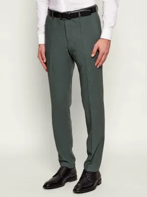 BOSS BLACK Spodnie H-Genius-253 | Slim Fit | z dodatkiem wełny