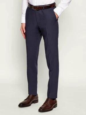 BOSS BLACK Spodnie H-Genius-253 | Slim Fit | z dodatkiem wełny
