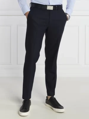 BOSS BLACK Spodnie P Genius CW | Slim Fit | z dodatkiem wełny