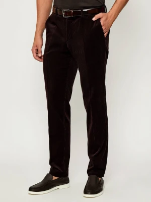 BOSS BLACK Spodnie SB-SUIT-Trous-252_DB | Boss x David Beckham | Regular Fit | sztruks