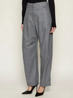 BOSS BLACK Spodnie Telarana | Relaxed fit | z dodatkiem wełny